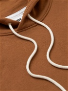 Nike - Sportswear Appliquéd Embroidered Cotton-Blend Jersey Hoodie - Brown