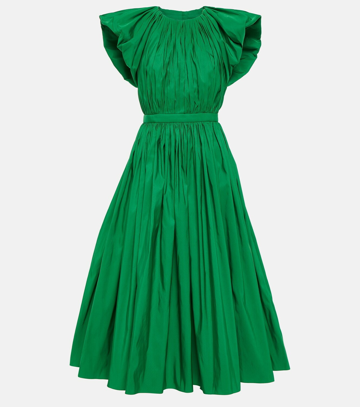 slim fit dress slacks Taffeta Midi Dress in Soft Pastel – Beau & Ro