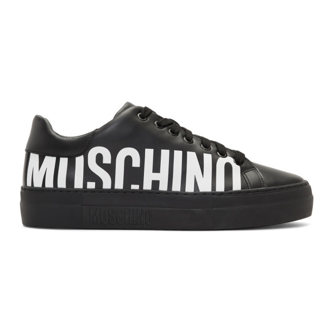 Photo: Moschino Black Logo Sneakers