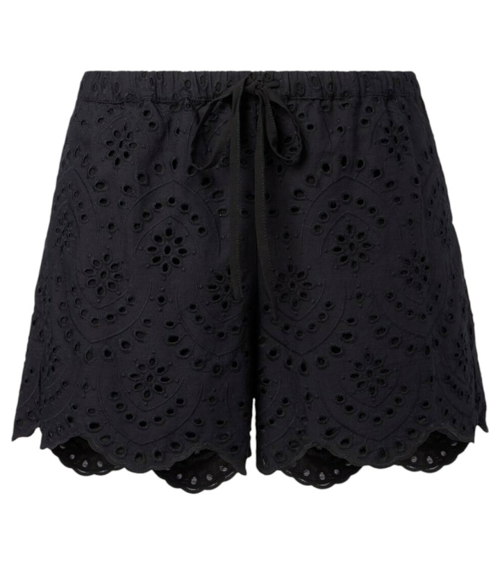 Photo: Poupette St Barth Cruse broderie anglaise cotton shorts