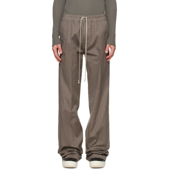 Photo: Rick Owens Gray Tower Dietrich Drawstring Trousers