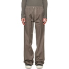 Rick Owens Gray Tower Dietrich Drawstring Trousers