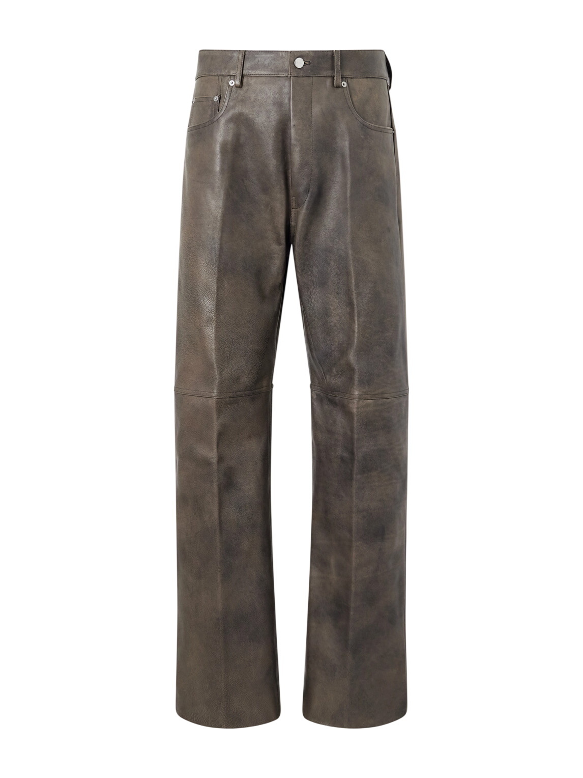 Rick Owens White Wax Tyrone Collage Jeans Rick Owens