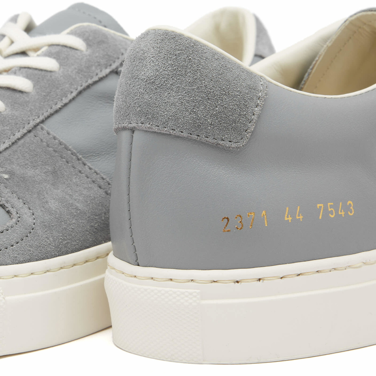 Common Projects Men Style Common Projects Men's B-Ball Summer Duo Sneakers in Grey Common Projects