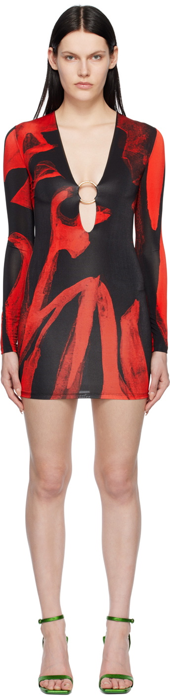Louisa Ballou Red Helios Minidress