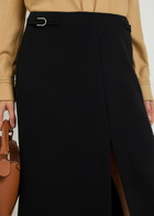 Gabriela Hearst Morelos Wool Midi Skirt Black