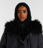 Yves Salomon Wool and cashmere hood