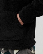 By Parra Mirrored Flag Logo Polar Fleece Hooded Pullover Black - Mens - Hoodies