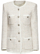 ALESSANDRA RICH - Tweed Lurex Blazer W/ Trim