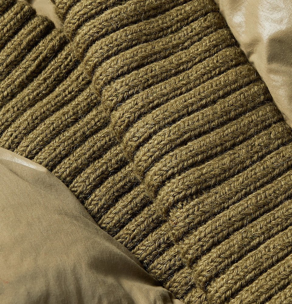 visvim - Yukata Oversized Wool-Trimmed Quilted Nylon Down Coat