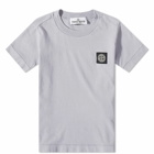 Stone Island Junior Patch Logo T-Shirt in Lavender