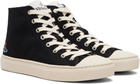 Vivienne Westwood Black High Top Plimsoll Sneakers