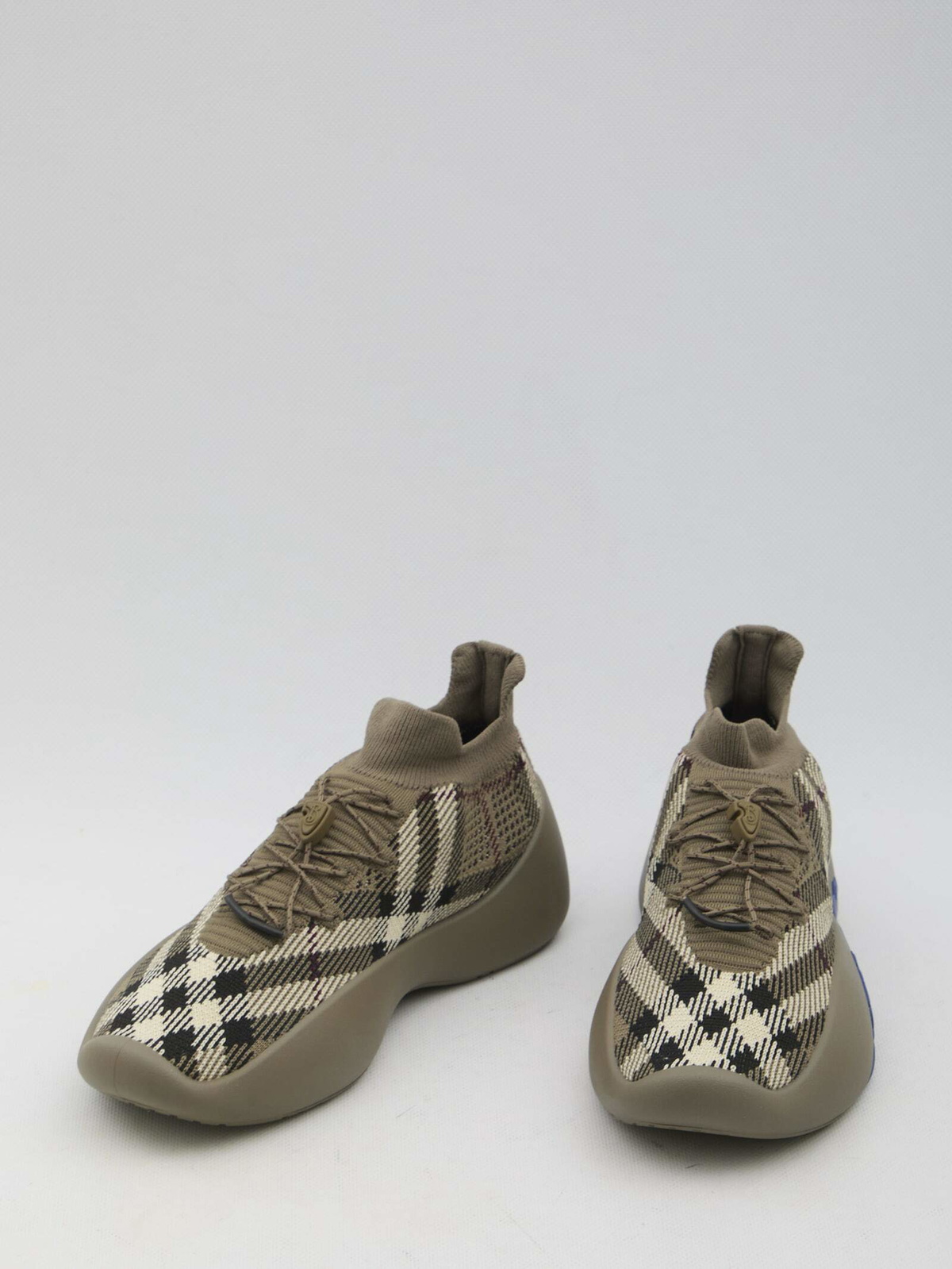 Burberry Check Knit Neptune Sneakers Burberry