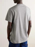 LOEWE - Slim-Fit Logo-Embroidered Cotton-Jersey T-Shirt - Gray