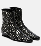 Staud Wally studded leather ankle boots