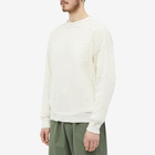 s.k manor hill Men's Open Crew Knit in Natural Linen