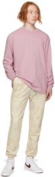 John Elliott Pink University Long Sleeve T-Shirt