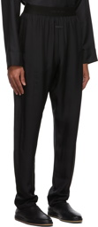 Fear of God Black Silk Lounge Pants