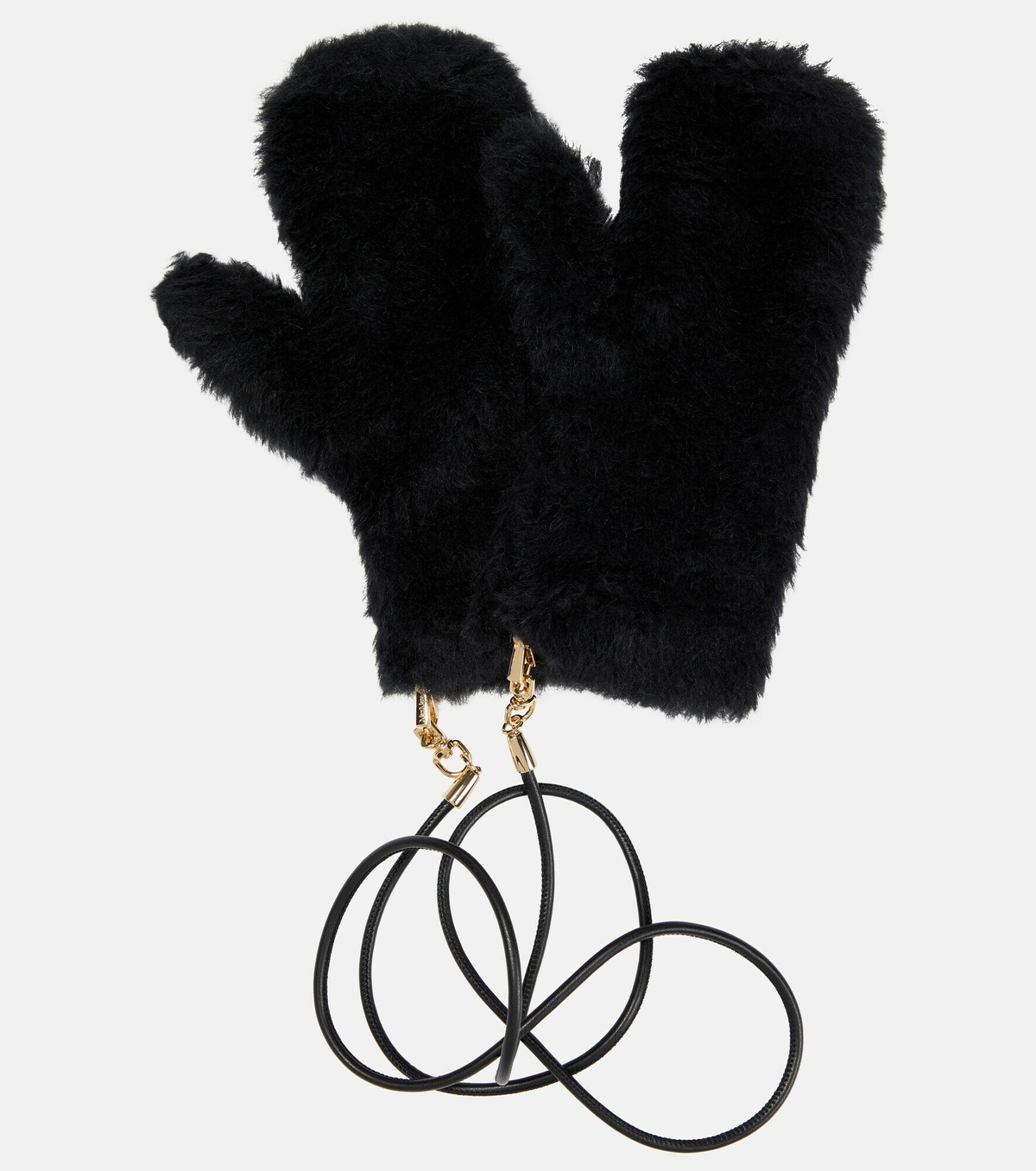 あったかい ☆ Max Mara Ombrato wool and silk-blend gloves Max Mara - Ombrato wool and silk-blend gloves Max Mara