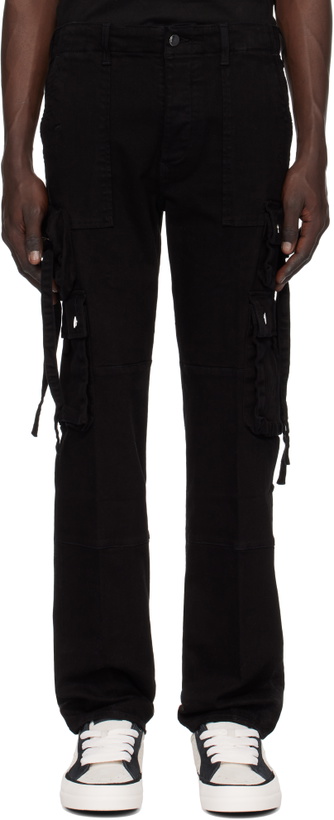 Photo: AMIRI Black Tactical Cargo Pants