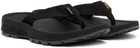 Teva Black Hydratrek Flip Flops