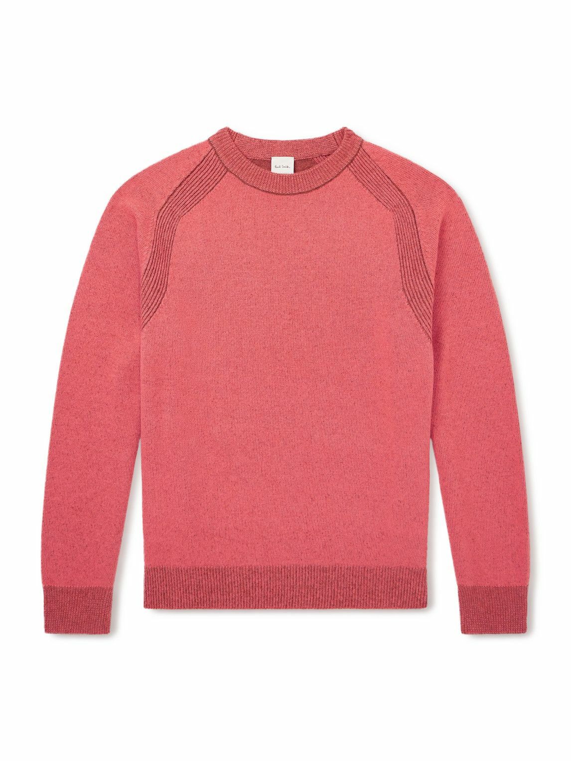 Paul Smith - Ribbed Wool Sweater - Pink