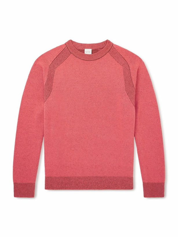 Photo: Paul Smith - Ribbed Wool Sweater - Pink