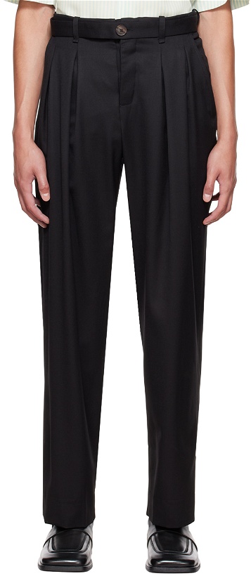 Photo: King & Tuckfield SSENSE Exclusive Black Grant Trousers