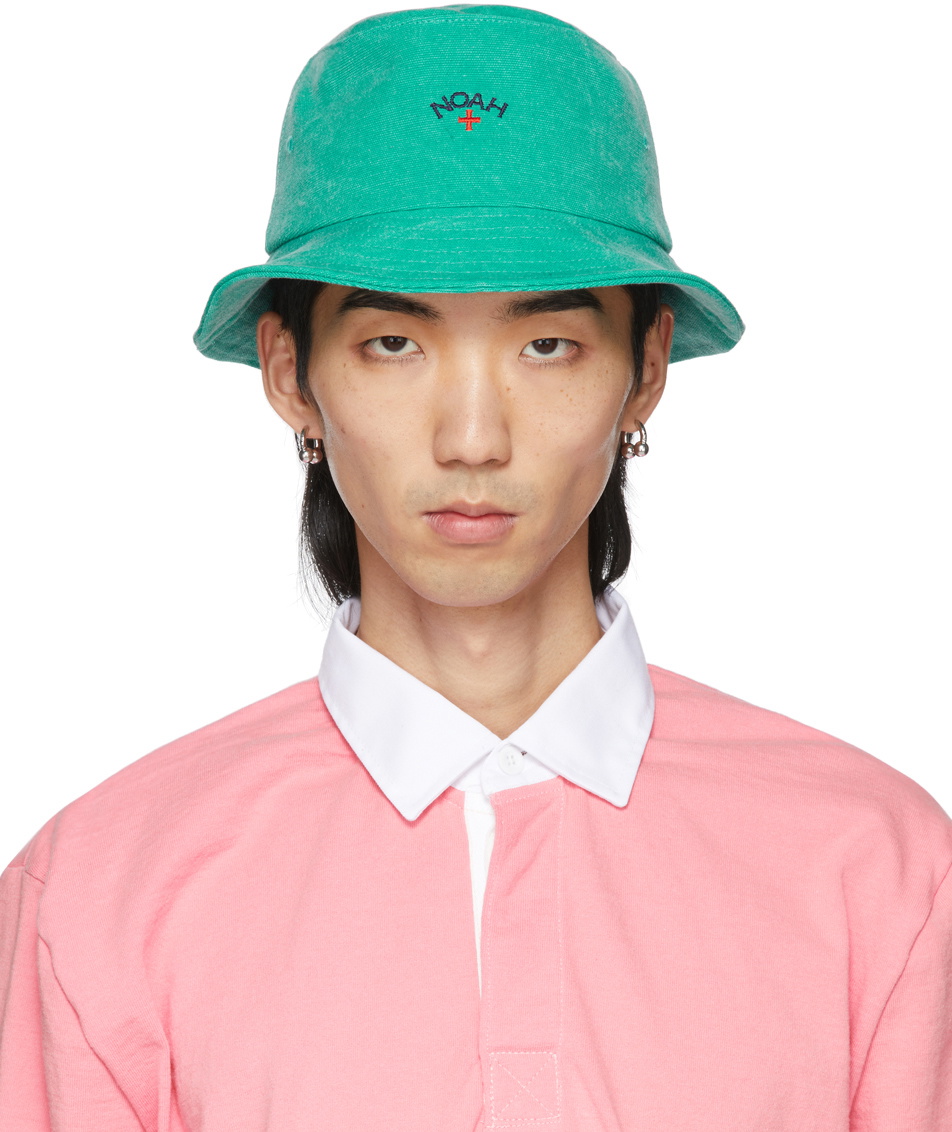 Noah Green Crusher Bucket Hat Noah NYC