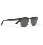 Cartier Eyewear - Square-Frame Acetate and Gold-Tone Sunglasses - Black