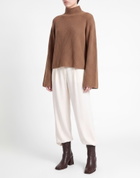 Jucca Womens Turtleneck Light brown
