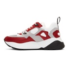 Stella McCartney White and Red Eclypse Sneakers