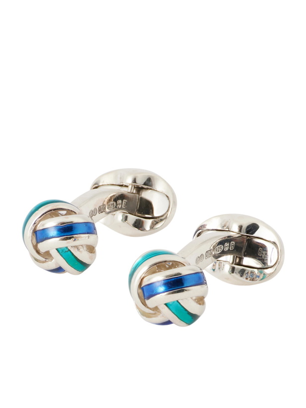 Photo: Deakin & Francis - Enamel Sterling Silver Cufflinks