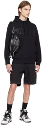 Moschino Black Embroidered Hoodie