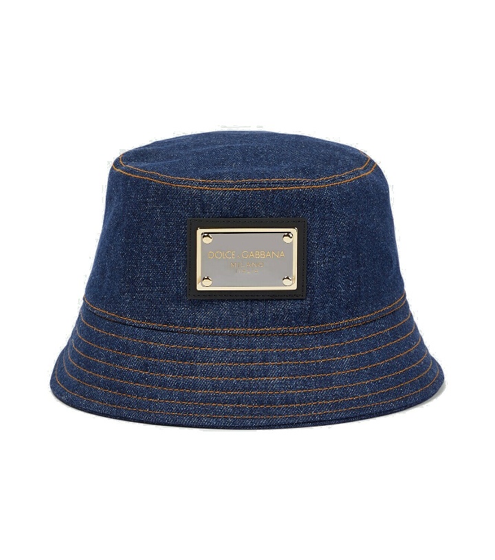 Photo: Dolce&Gabbana - Denim bucket hat