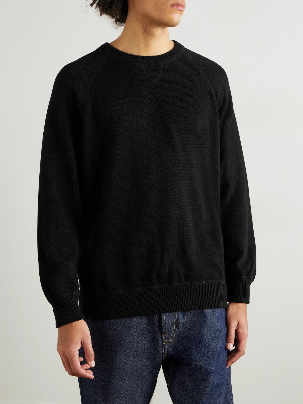 Ghiaia Cashmere - Cotton Sweater - Black