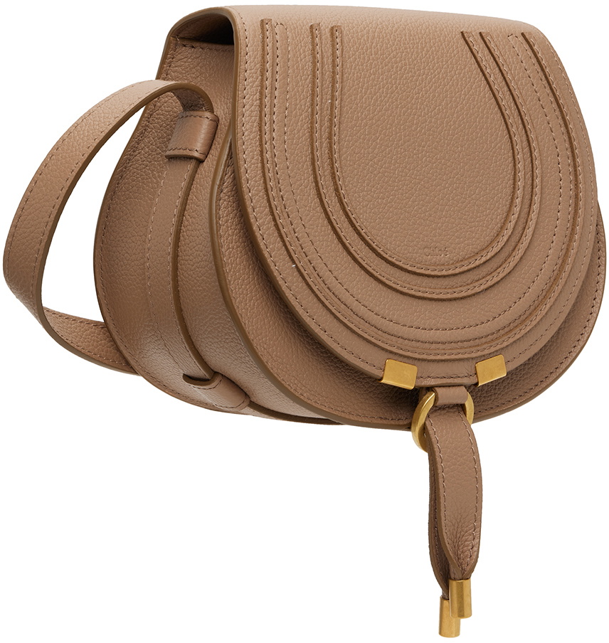 Chloé Pink Small Marcie Saddle Bag