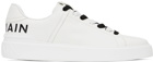 Balmain White B-Court Sneakers