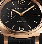 Panerai - Luminor Due Automatic 42mm Goldtech and Alligator Watch, Ref. No. PAM01041 - Black