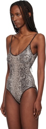Baserange Brown Serra Bodysuit