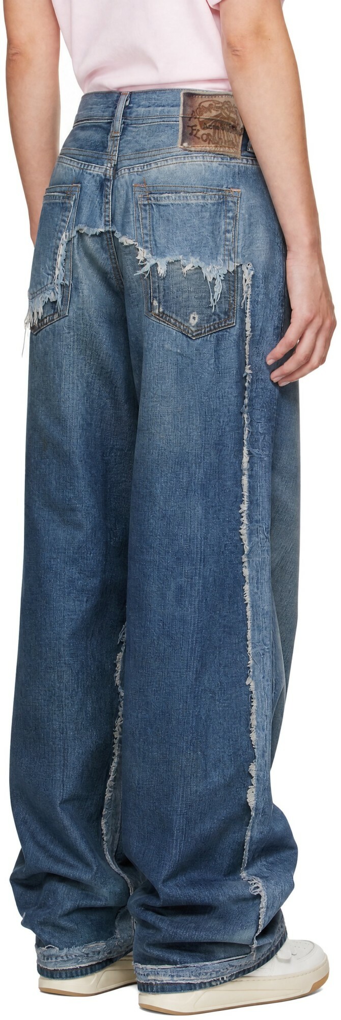 Acne Studios Blue Trompe-L'oeil Torn 1981 Jeans