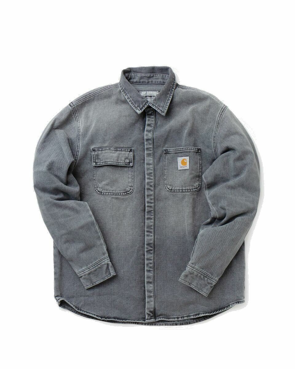 Photo: Carhartt Wip Salinac Shirt Jacket Black - Mens - Overshirts