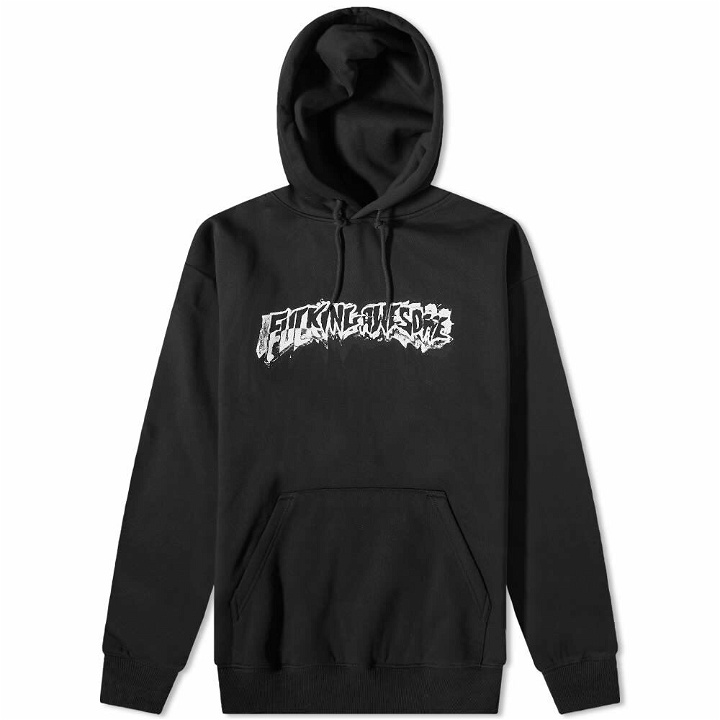 Photo: Fucking Awesome Men's Dill Cut Up Logo Hoody in Black