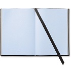 Smythson - Panama Soho Cross-Grain Leather Notebook - Black