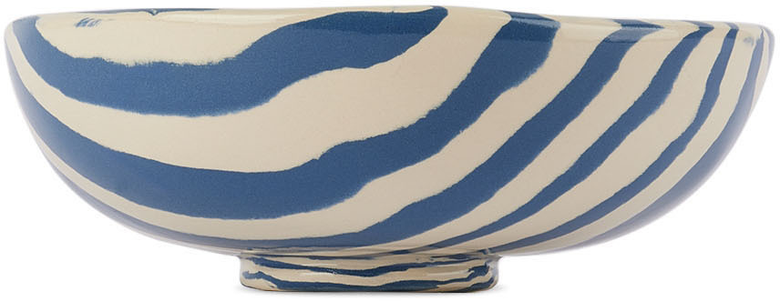 Henry Holland Studio Blue & White Small Stripe Bowl