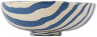 Henry Holland Studio Blue & White Small Stripe Bowl
