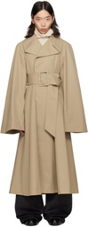 EGONlab Beige Belted Trench Coat