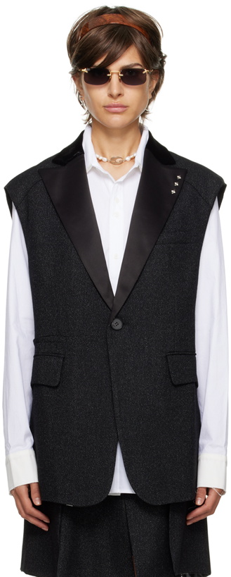 Photo: lesugiatelier Black Suiting Vest
