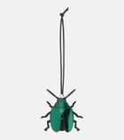 JW Anderson Beetle metallic leather bag charm