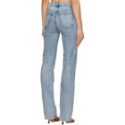 KHAITE Blue Danielle Stretch Jeans